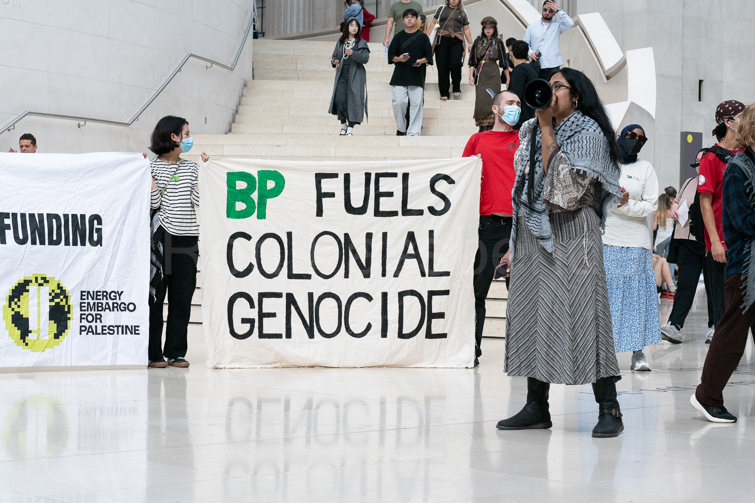 British Museum 'Drop BP' protest © Ron Fassbender