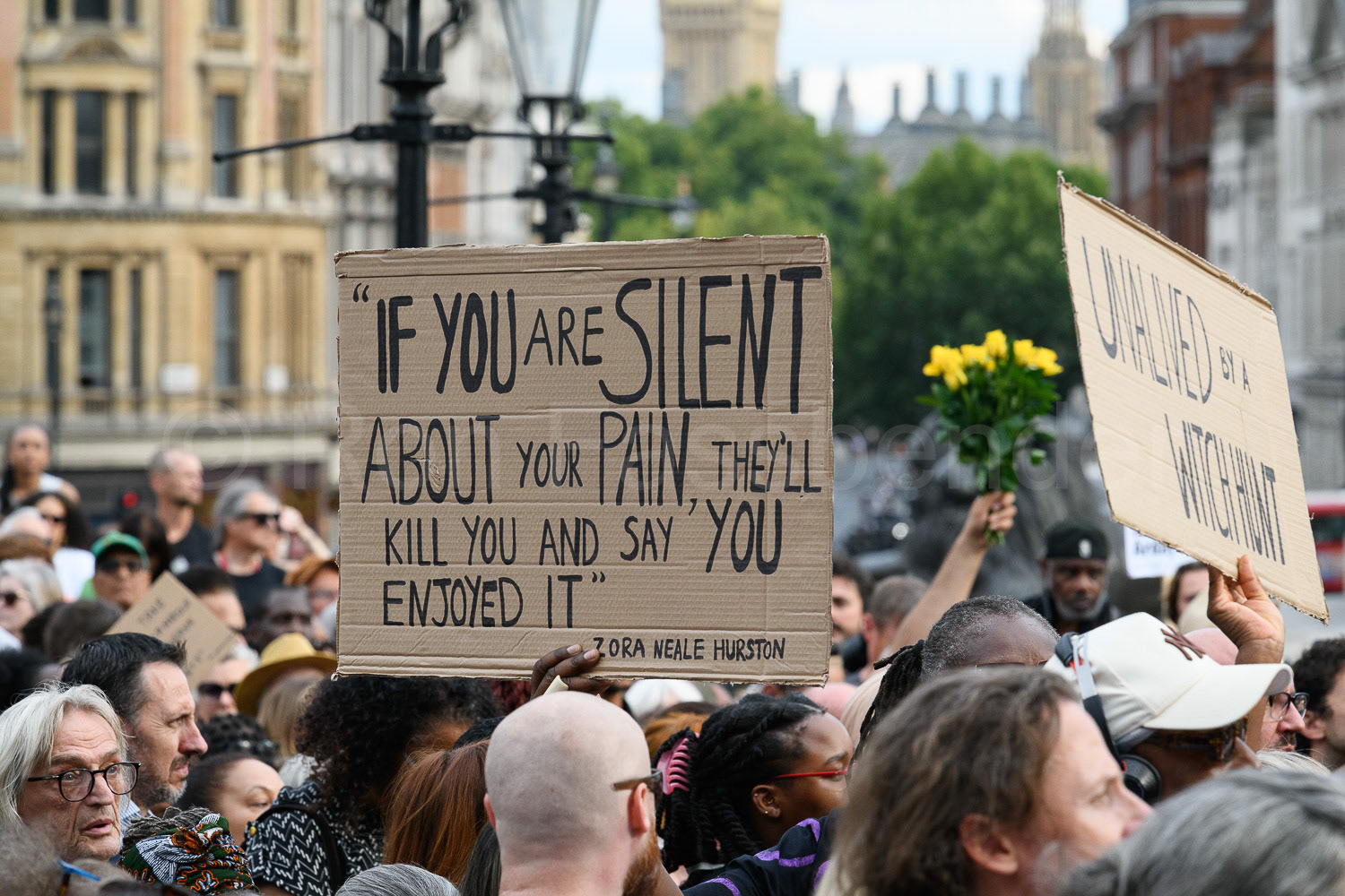 London vigil for Jason Arday © Ron Fassbender