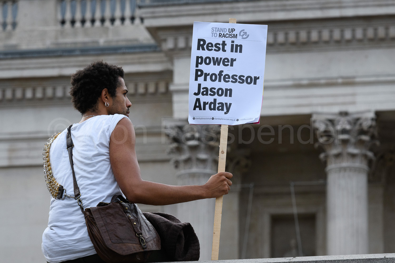 London vigil for Jason Arday © Ron Fassbender