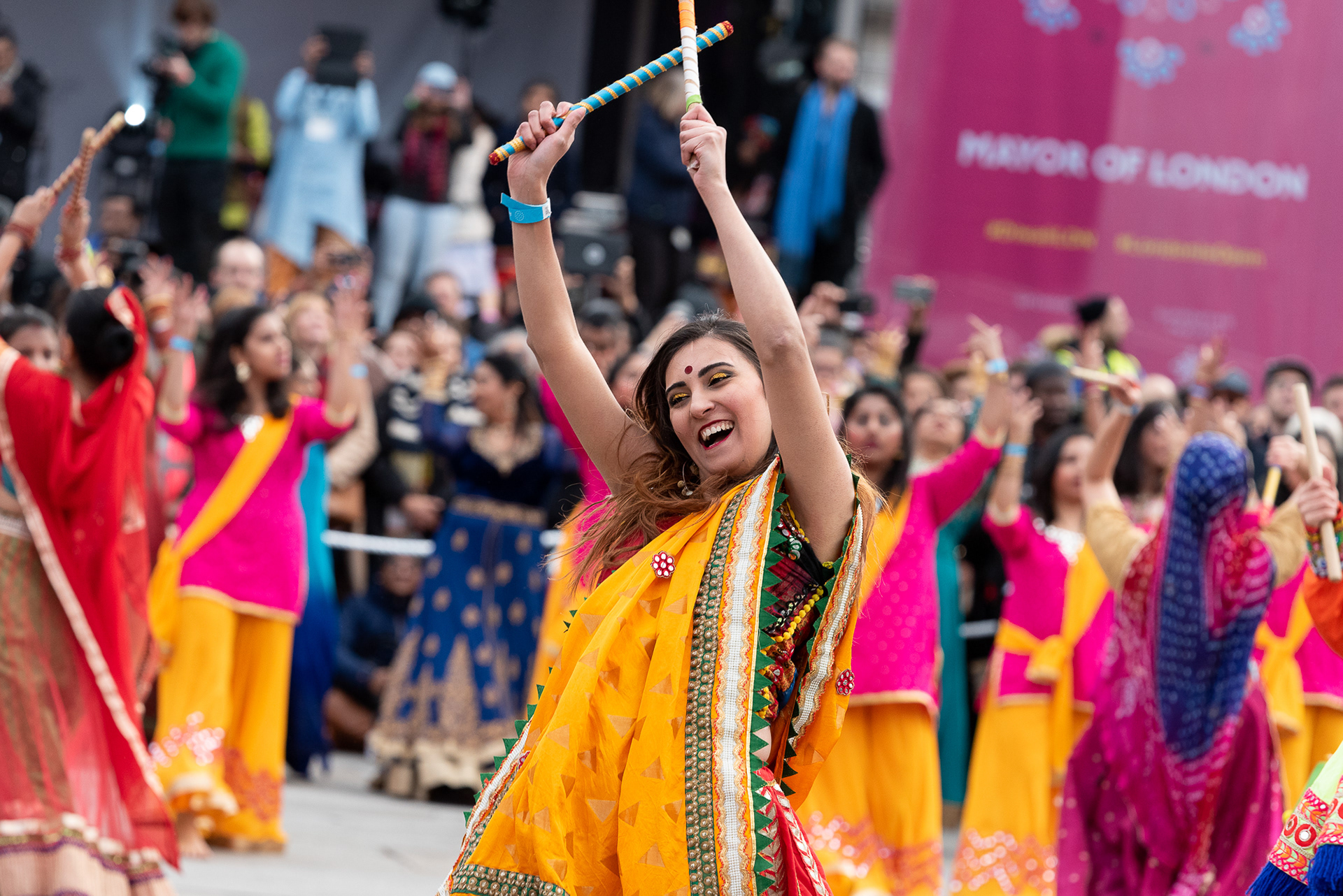Diwali celebration, London, UK. Image 016. © Ron Fassbender