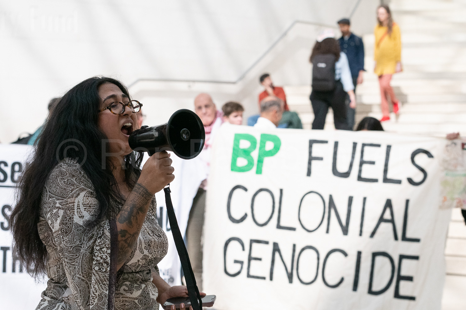 British Museum 'Drop BP' protest © Ron Fassbender