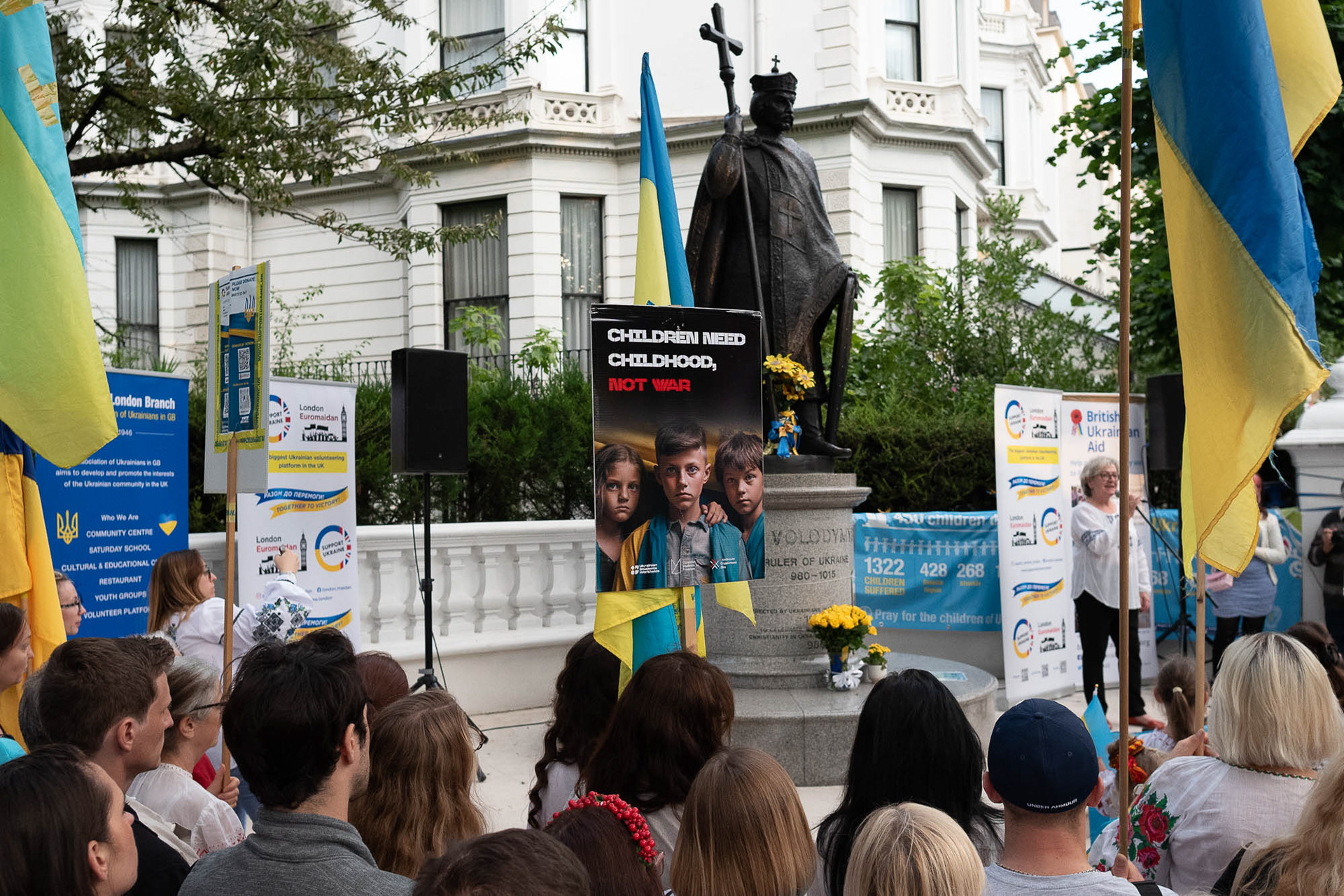 Ukraine Independence Day rally in London. © Ron Fassbender