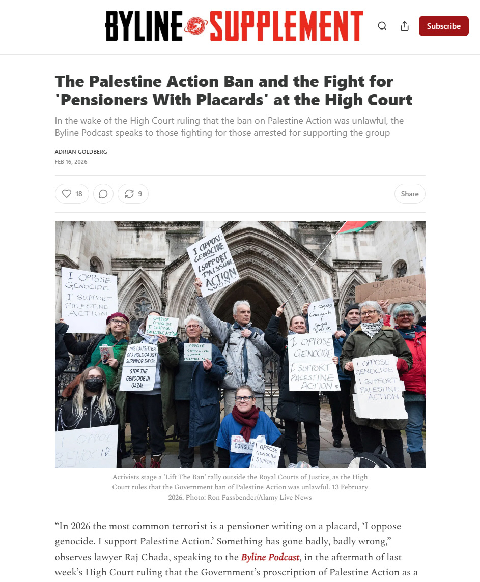 Byline Supplement 16 Feb 2026