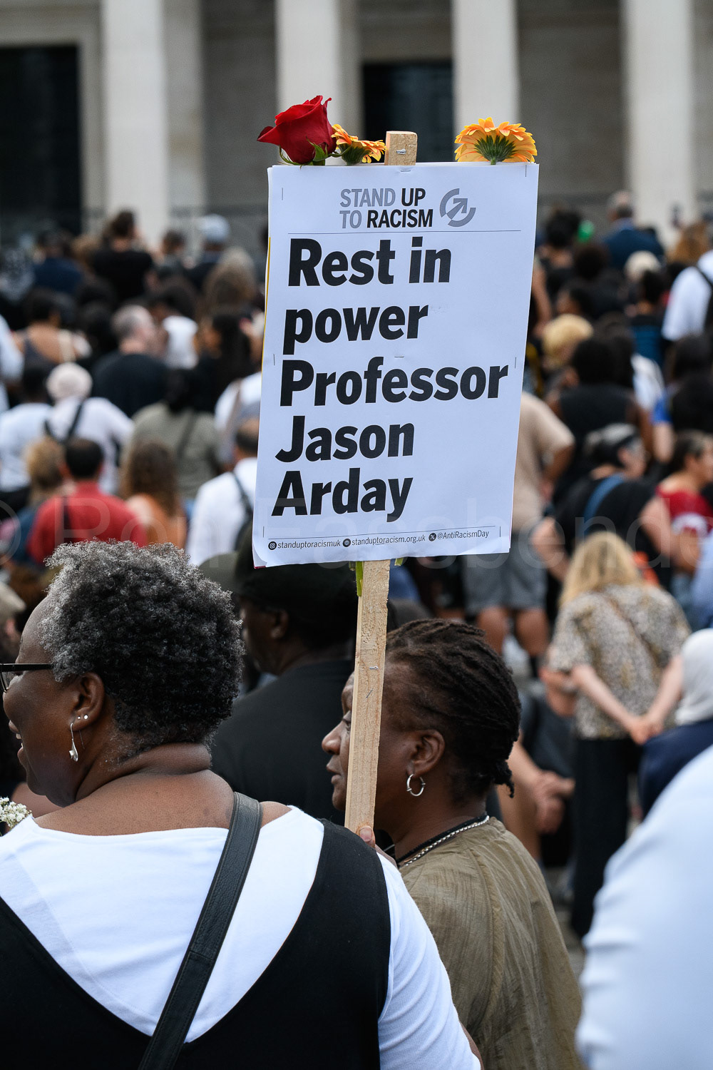 London vigil for Jason Arday © Ron Fassbender