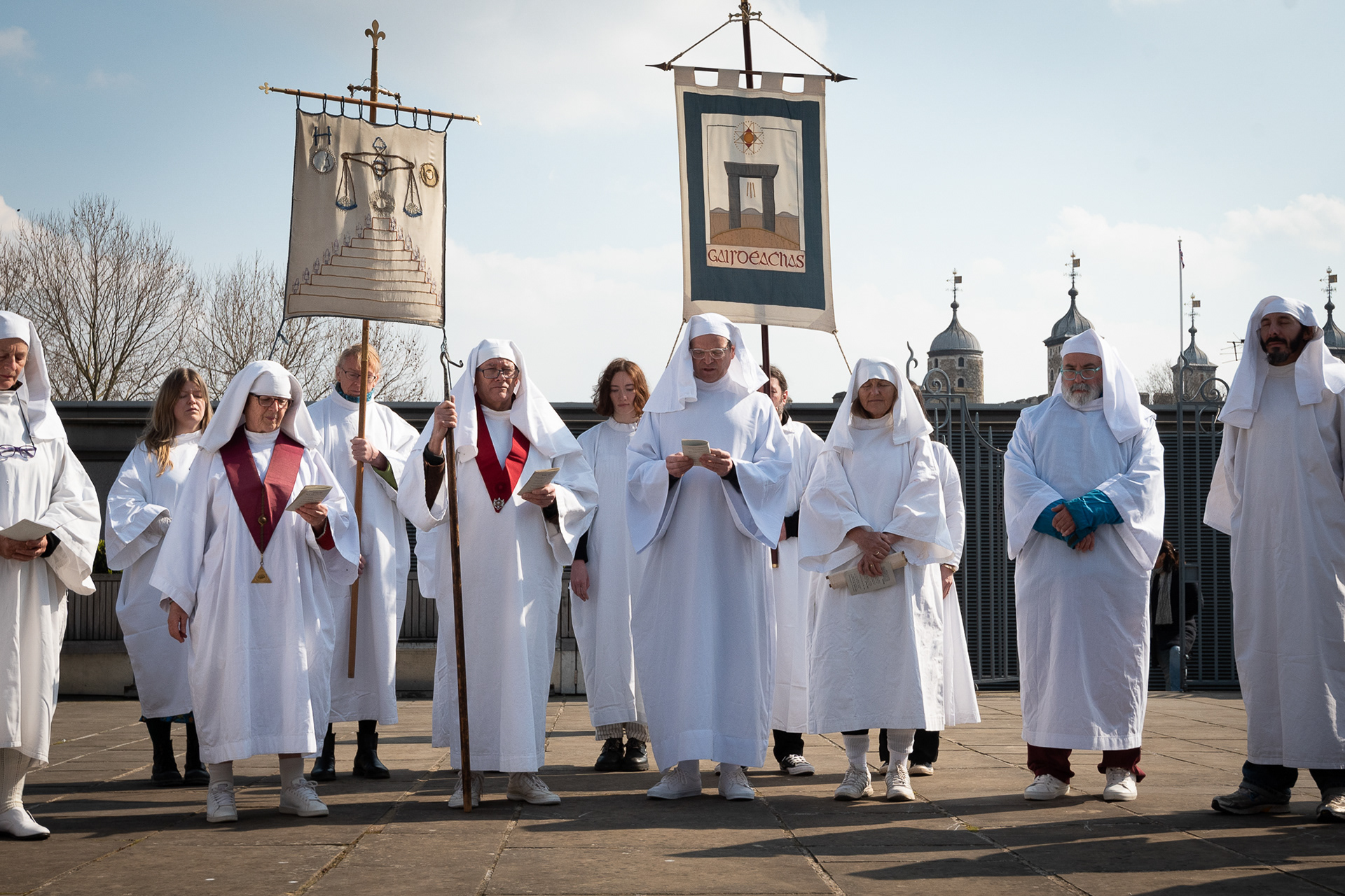 Druids Spring Equinox ceremony, London, 20/3/22. Image 010 © Ron Fassbender