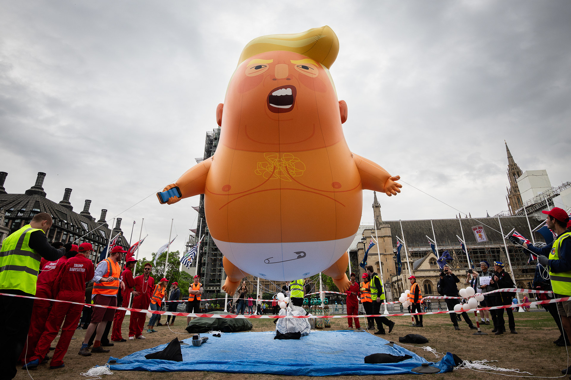 Trump Baby in Parliament Square during a London visit by the U.S. President. © Ron Fassbender
