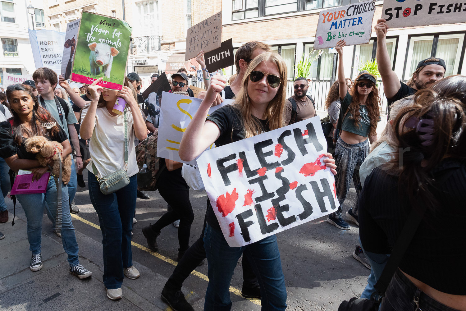 National Animal Rights March © Ron Fassbender
