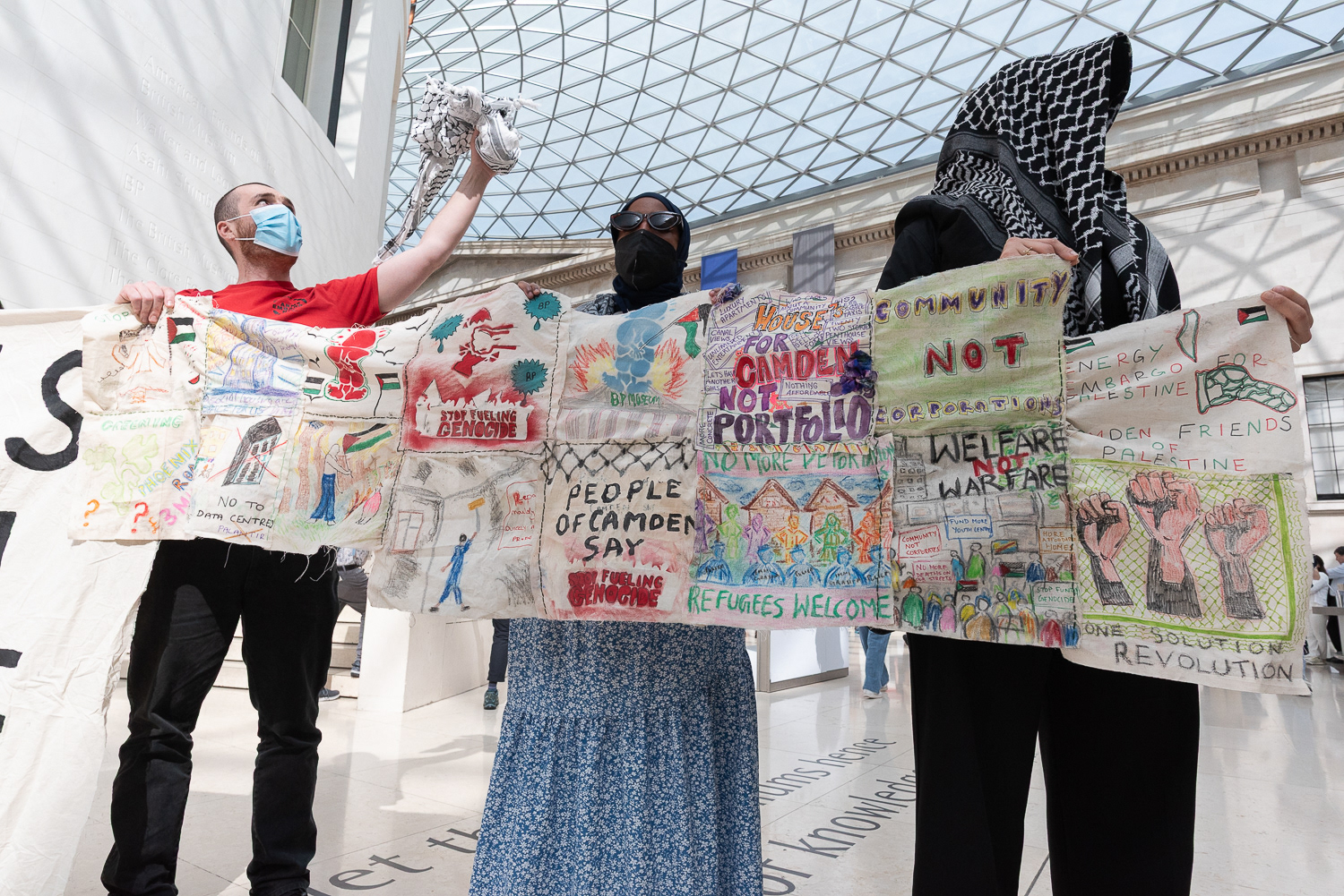 British Museum 'Drop BP' protest © Ron Fassbender