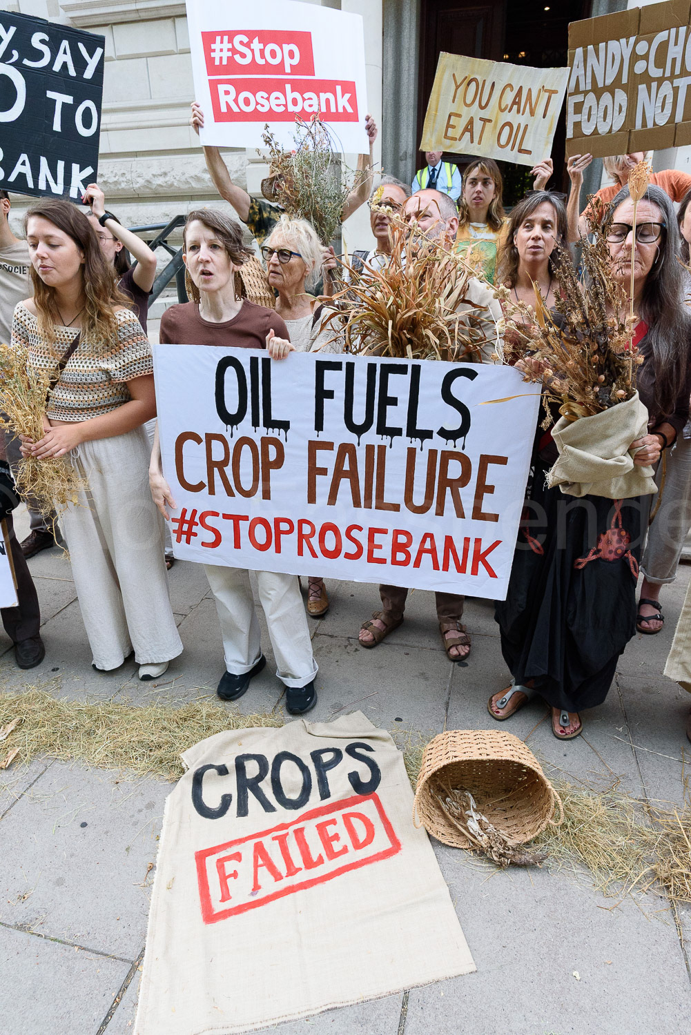 Stop Rosebank protest © Ron Fassbender