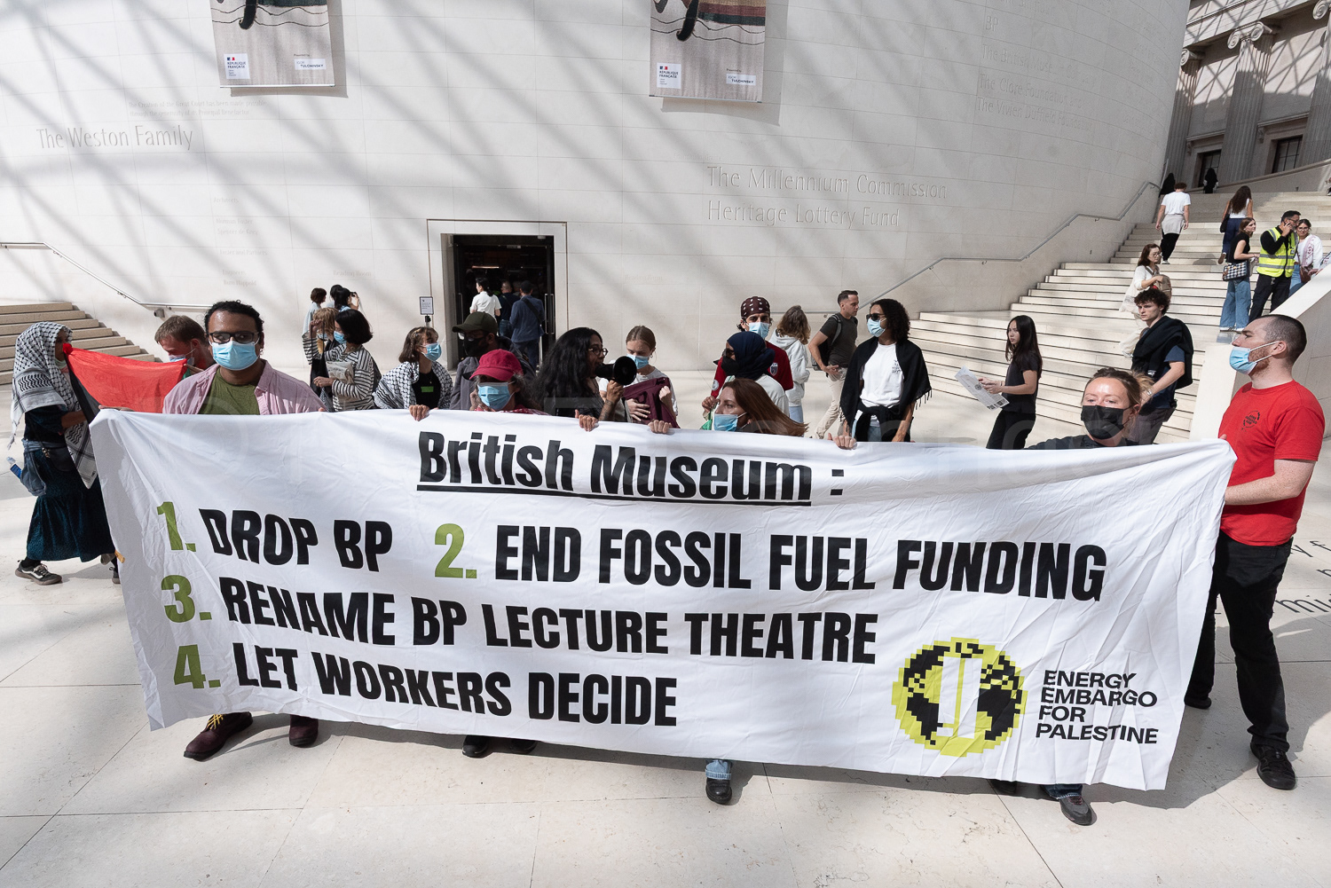 British Museum 'Drop BP' protest © Ron Fassbender