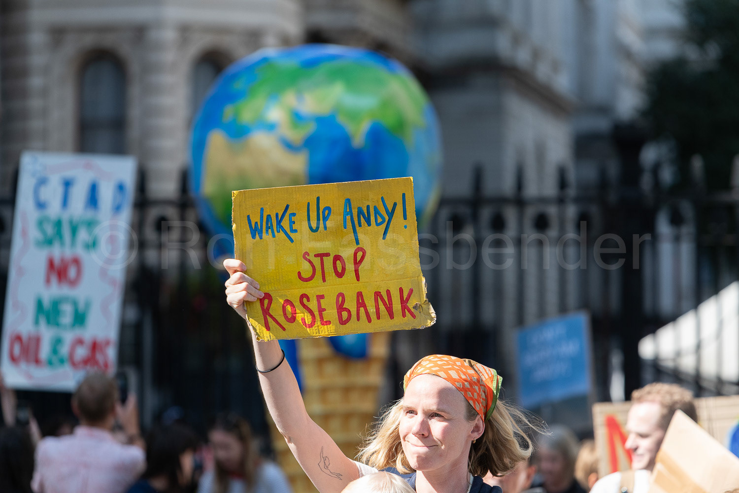 Mothers Rise Up Whitehall climate protest © Ron Fassbender