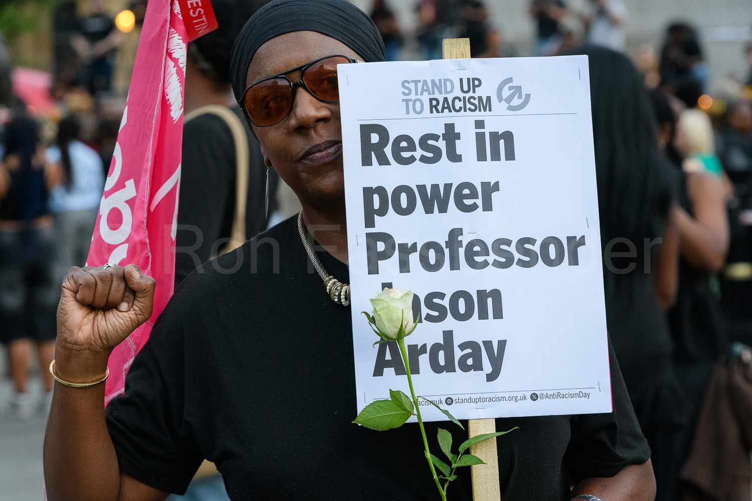 London vigil for Jason Arday © Ron Fassbender