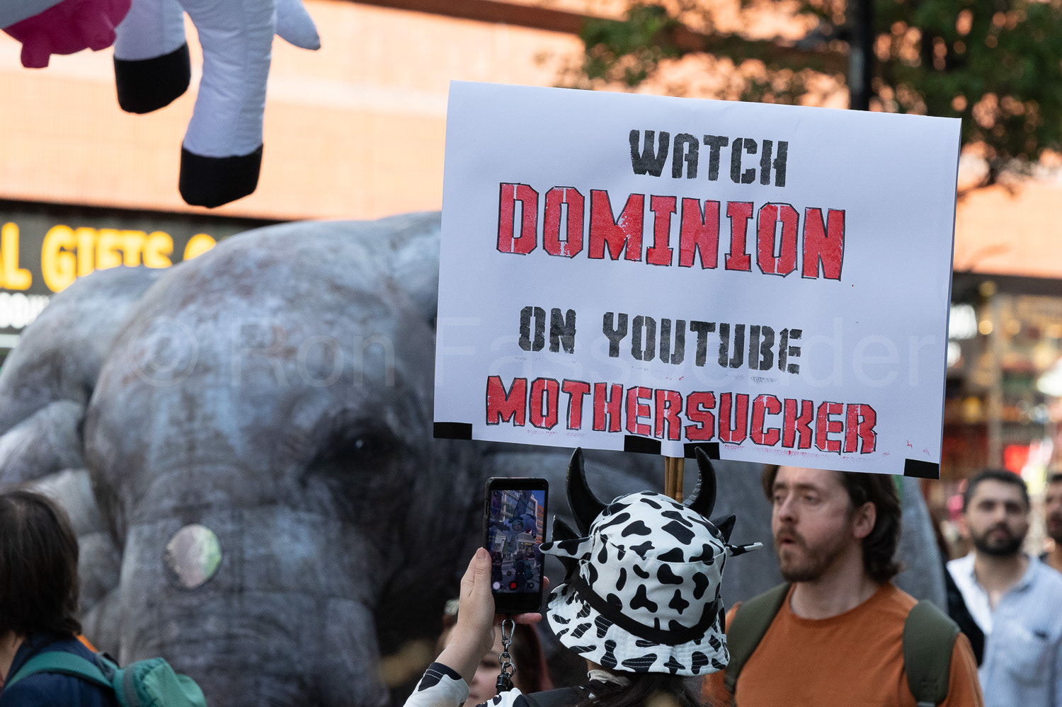 National Animal Rights March © Ron Fassbender