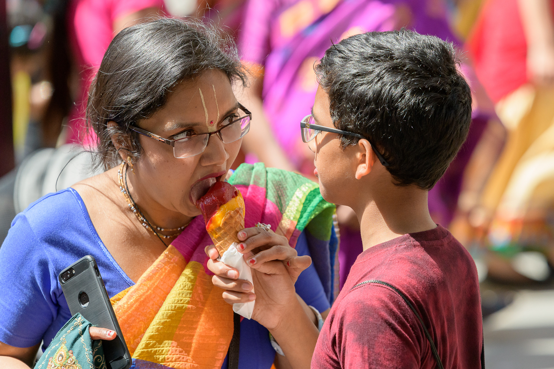 Ratha Yatra parade, London, UK. © Ron Fassbender