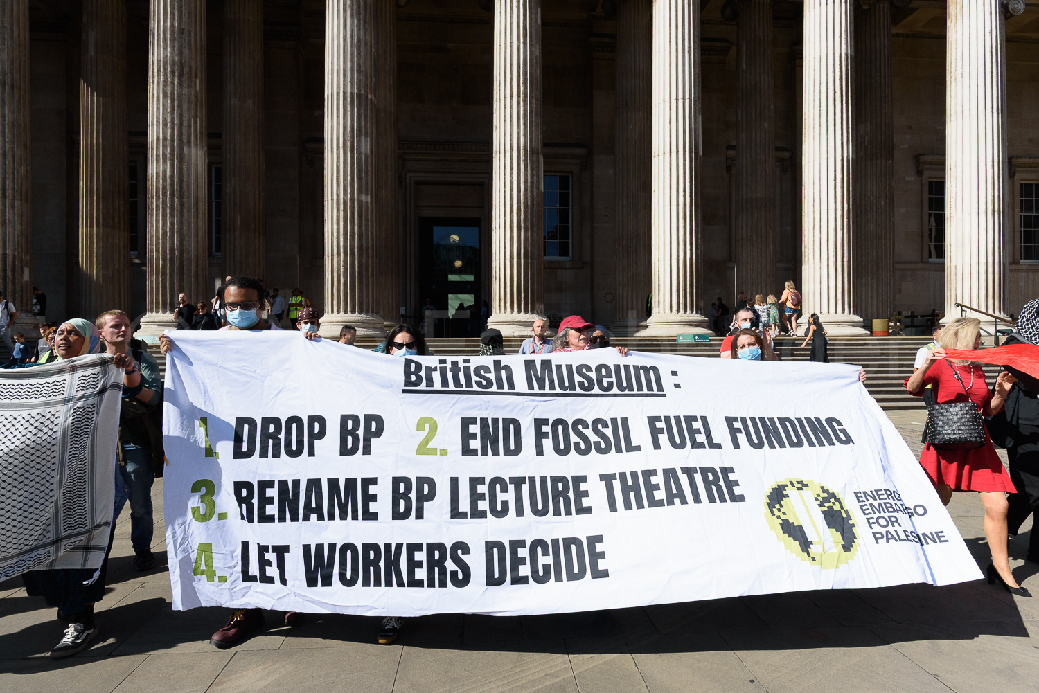 British Museum 'Drop BP' protest © Ron Fassbender