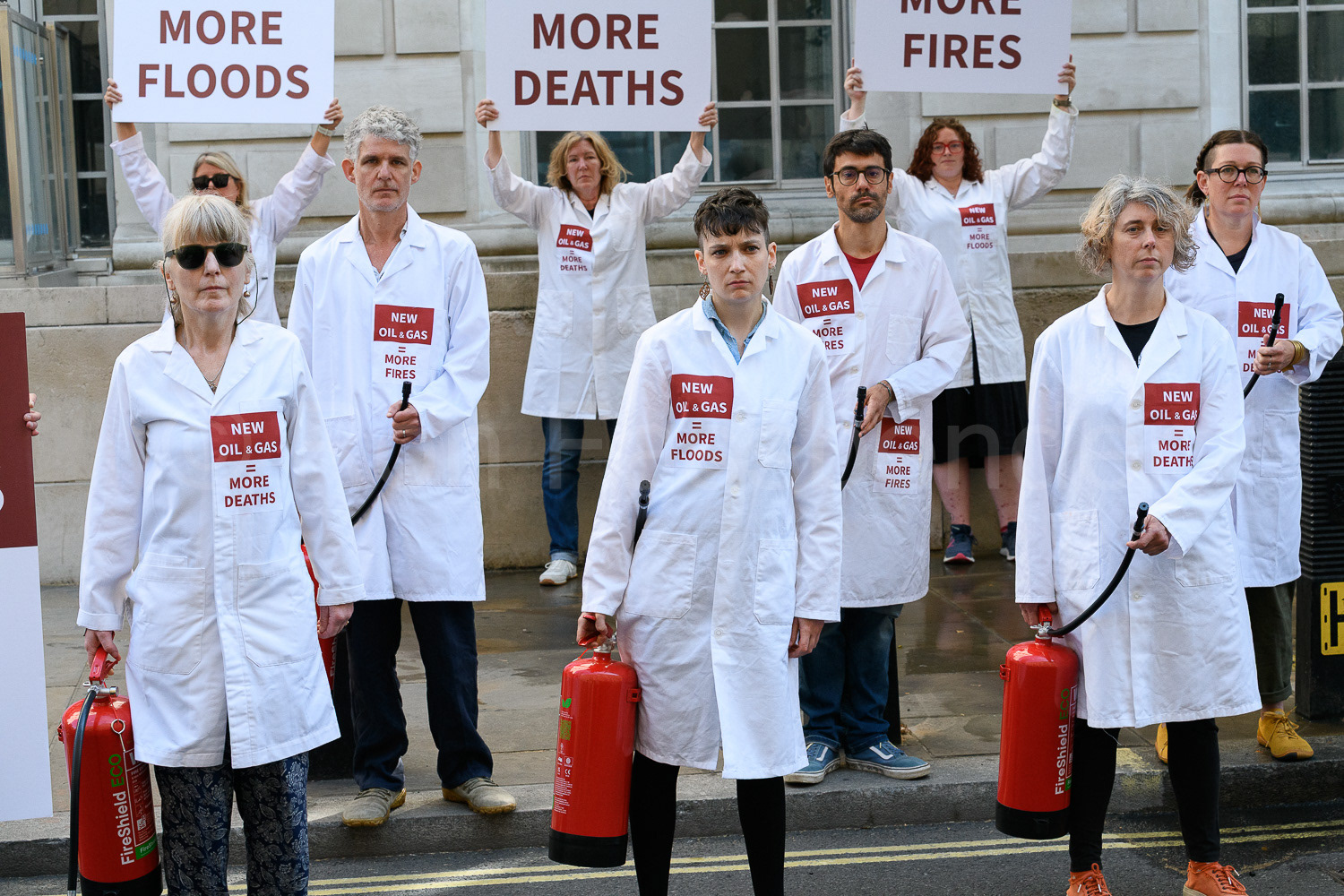 Scientists on Survival, DESNZ protest © Ron Fassbender