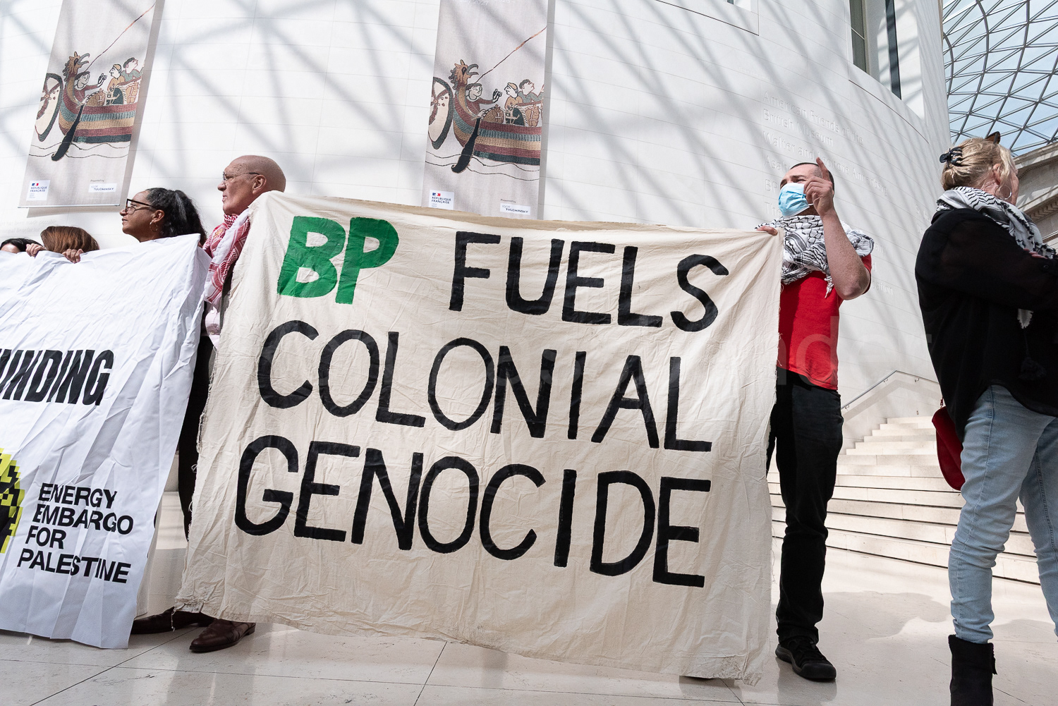 British Museum 'Drop BP' protest © Ron Fassbender