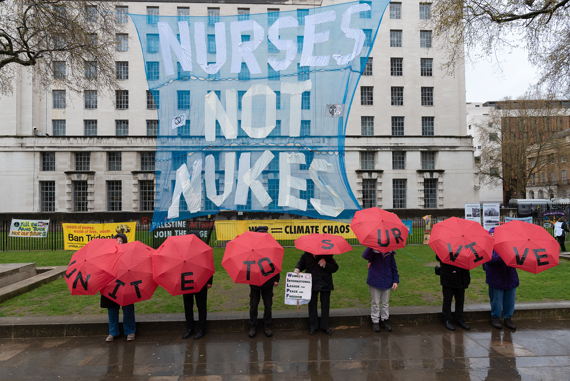 Nurses Not Nukes © Ron Fassbender