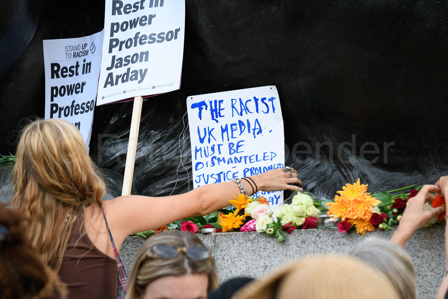 London vigil for Jason Arday © Ron Fassbender