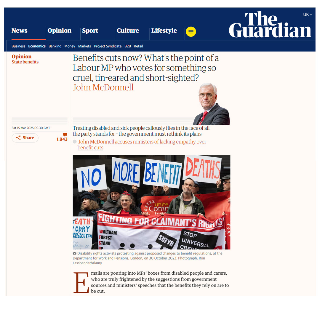 Guardian 15 March 2025
