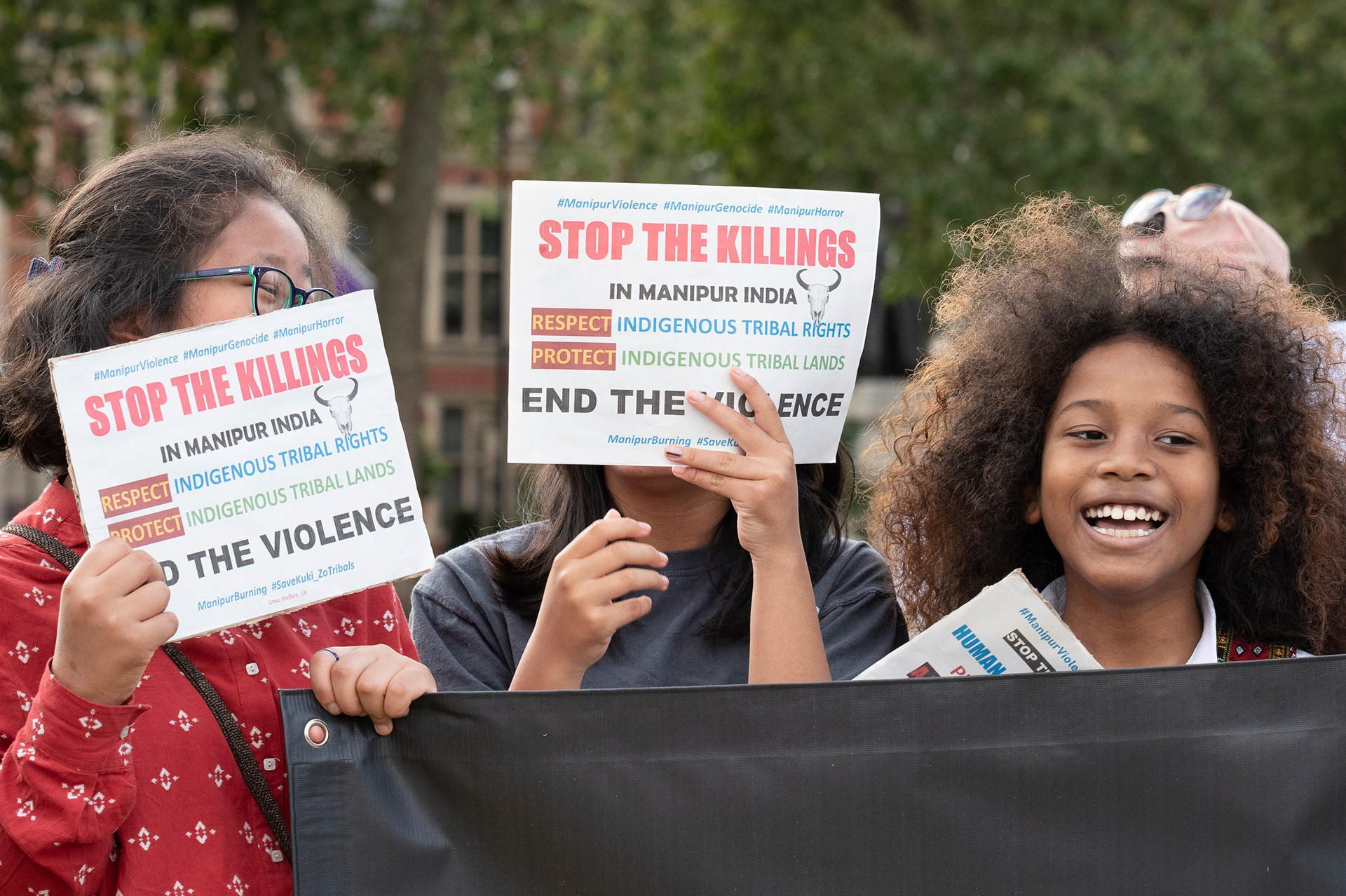 Stop The Manipur Killings demo © Ron Fassbender