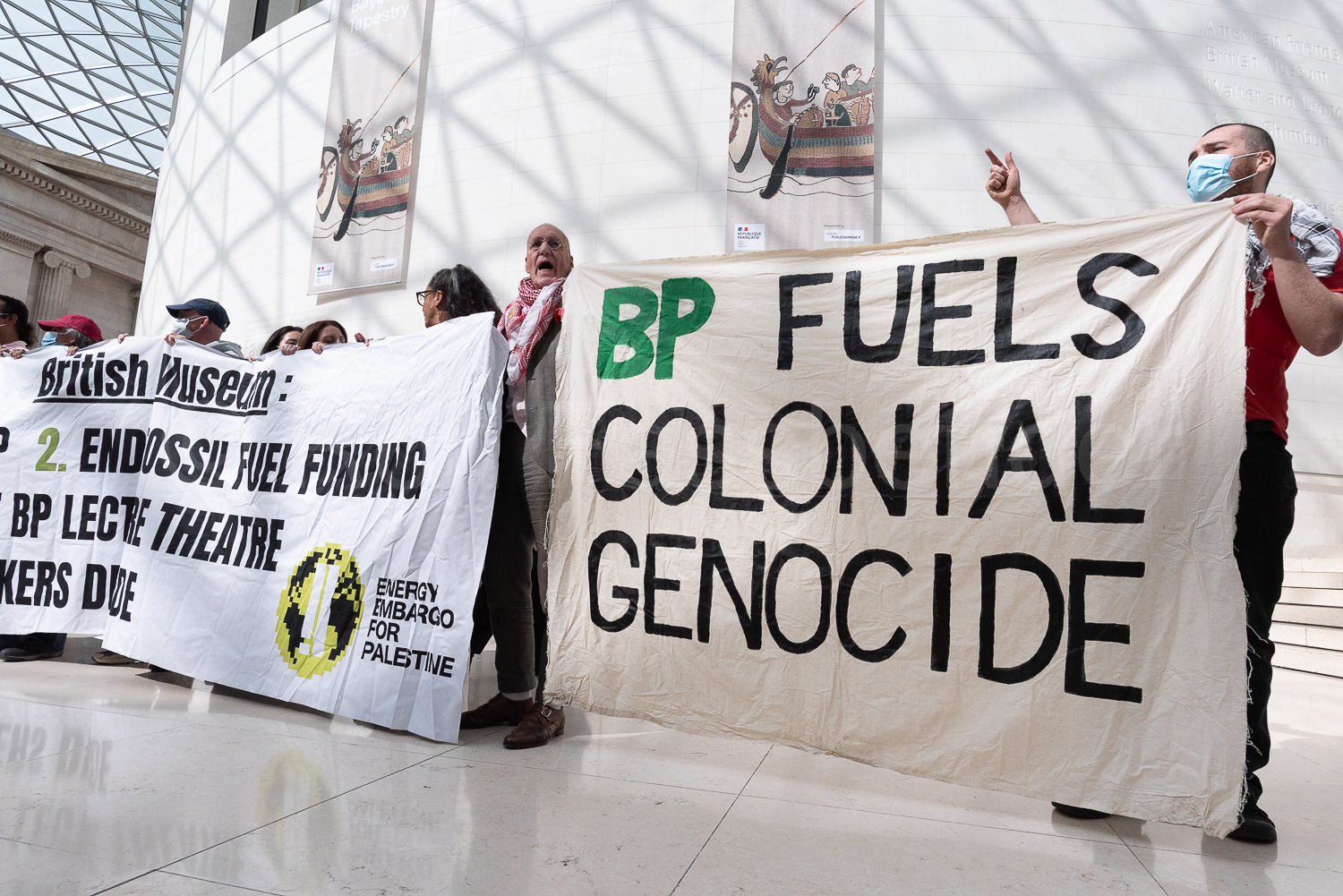 British Museum 'Drop BP' protest © Ron Fassbender