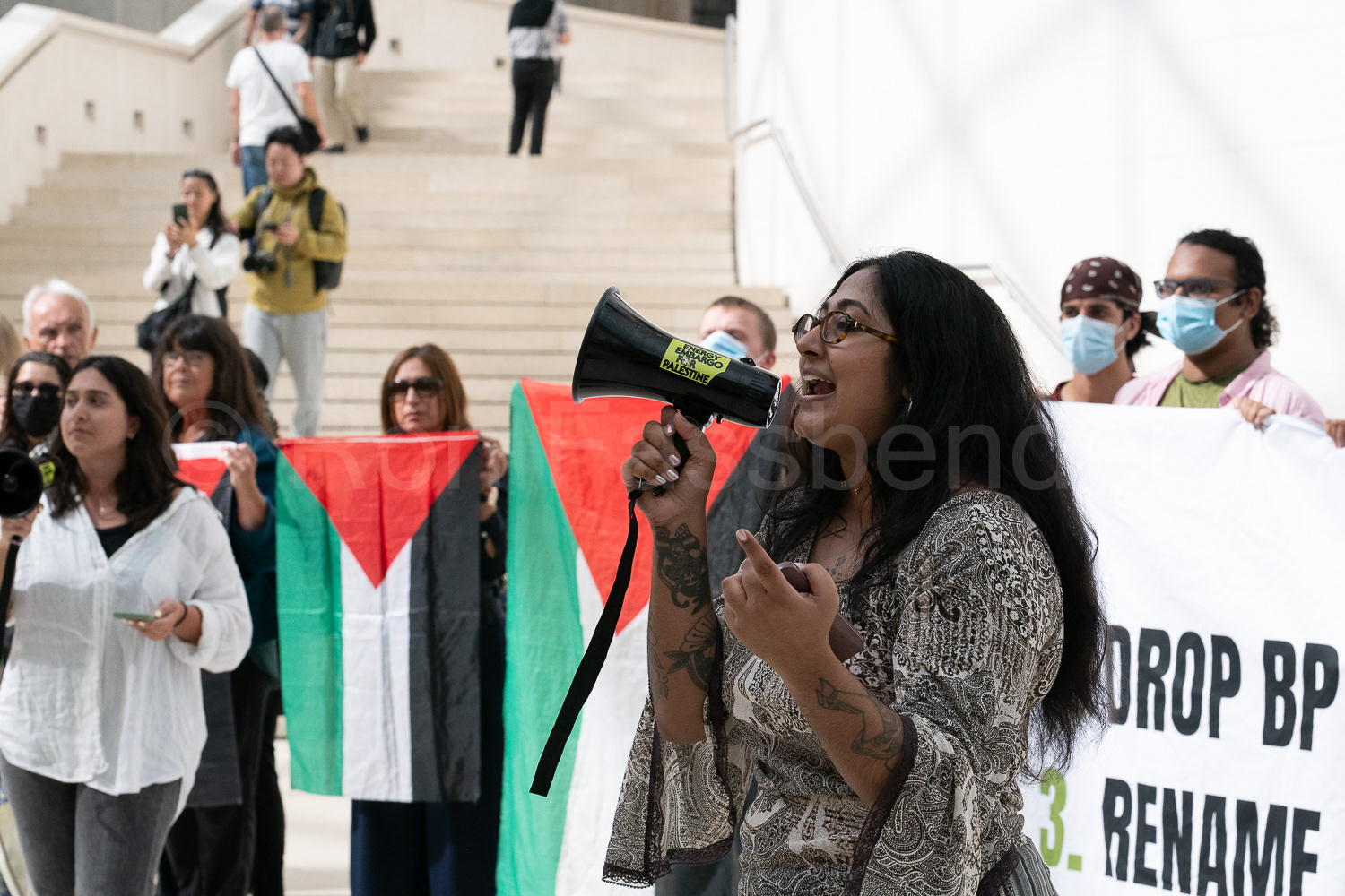 British Museum 'Drop BP' protest © Ron Fassbender