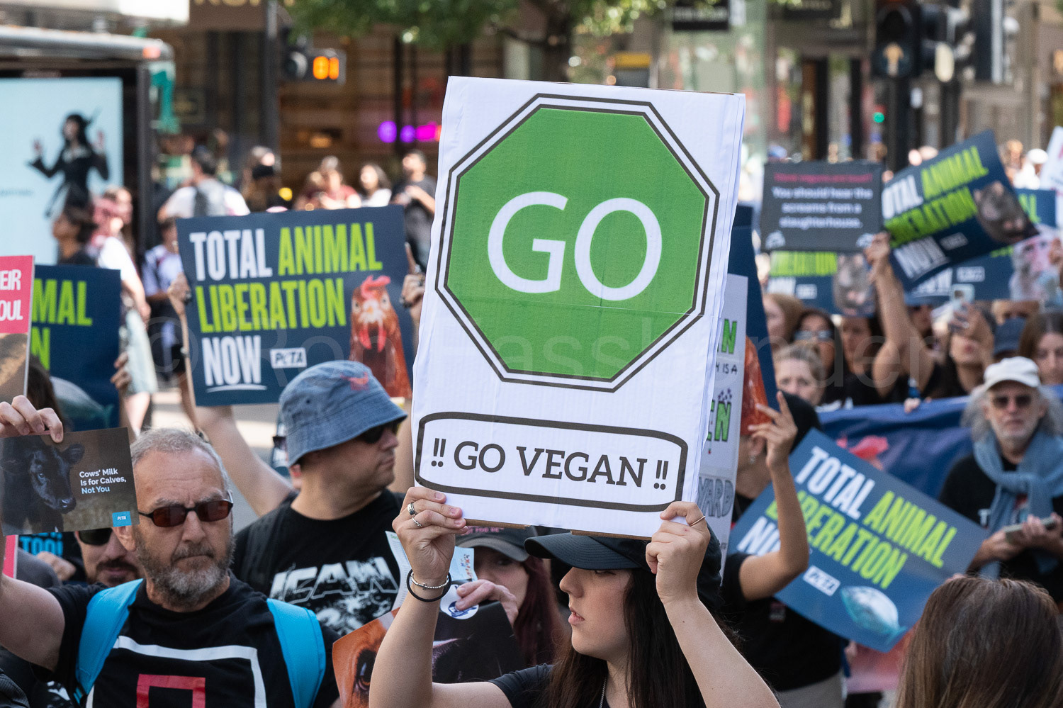 National Animal Rights March © Ron Fassbender