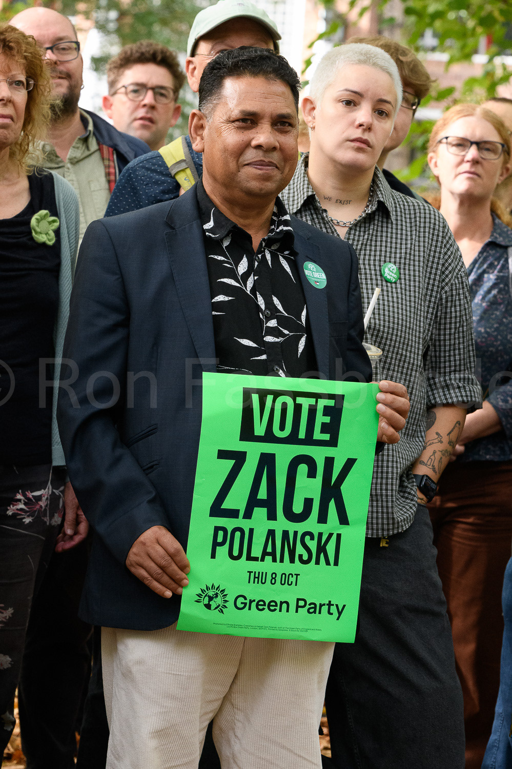 Green Party canvassers © Ron Fassbender