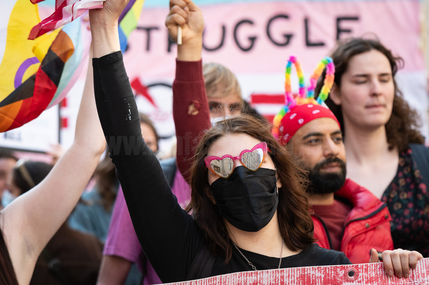 Trans rights demo, London © Ron Fassbender