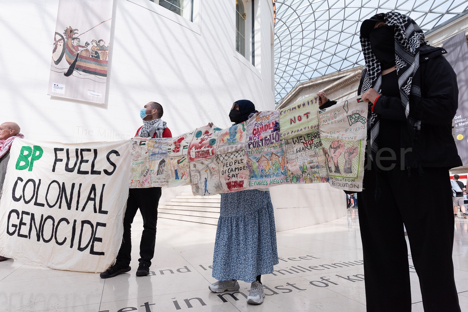 British Museum 'Drop BP' protest © Ron Fassbender