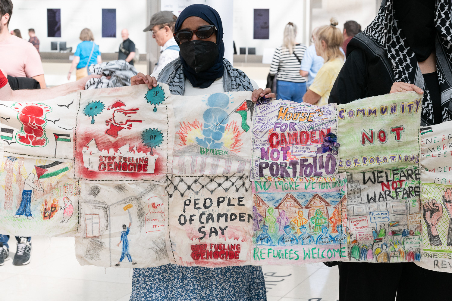 British Museum 'Drop BP' protest © Ron Fassbender