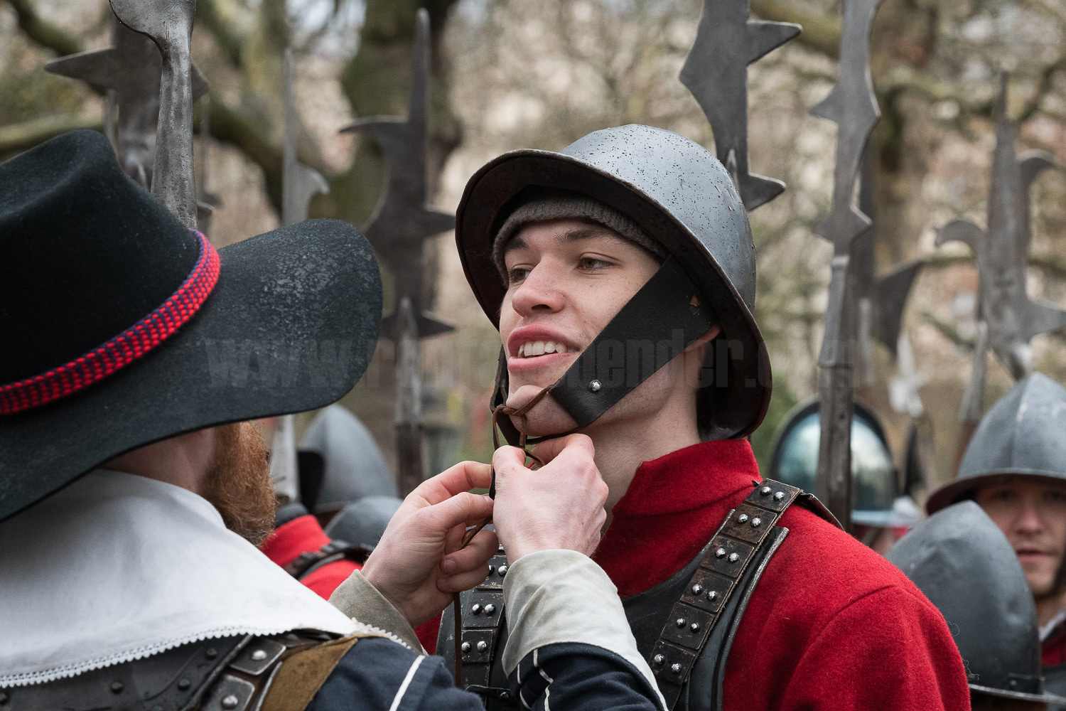 Getting ready to march © Ron Fassbender