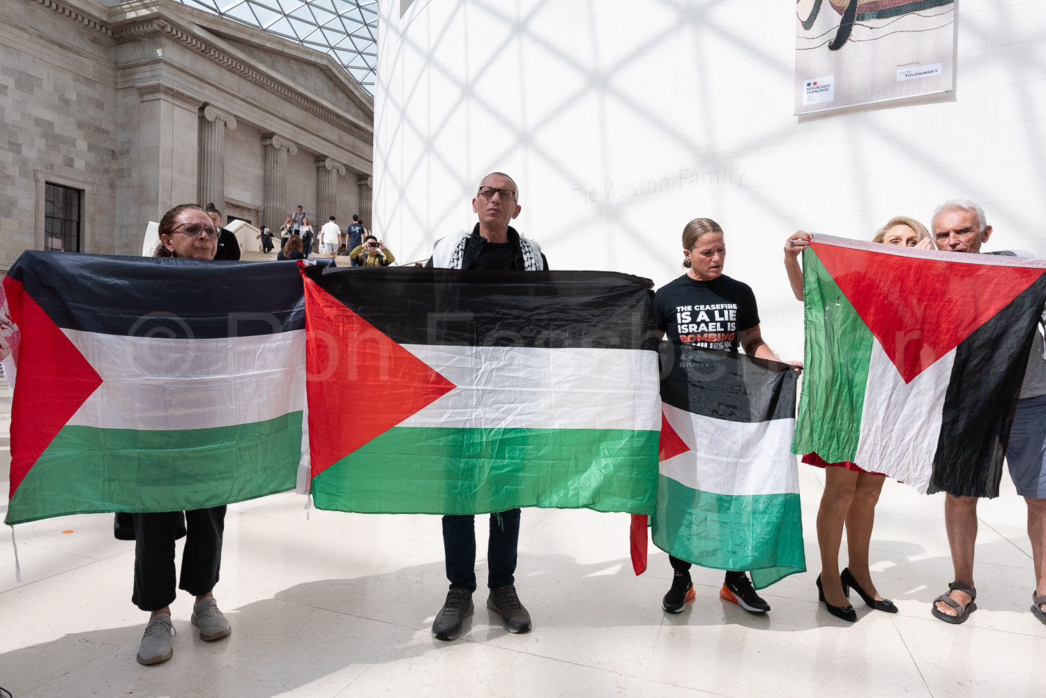 British Museum 'Drop BP' protest © Ron Fassbender