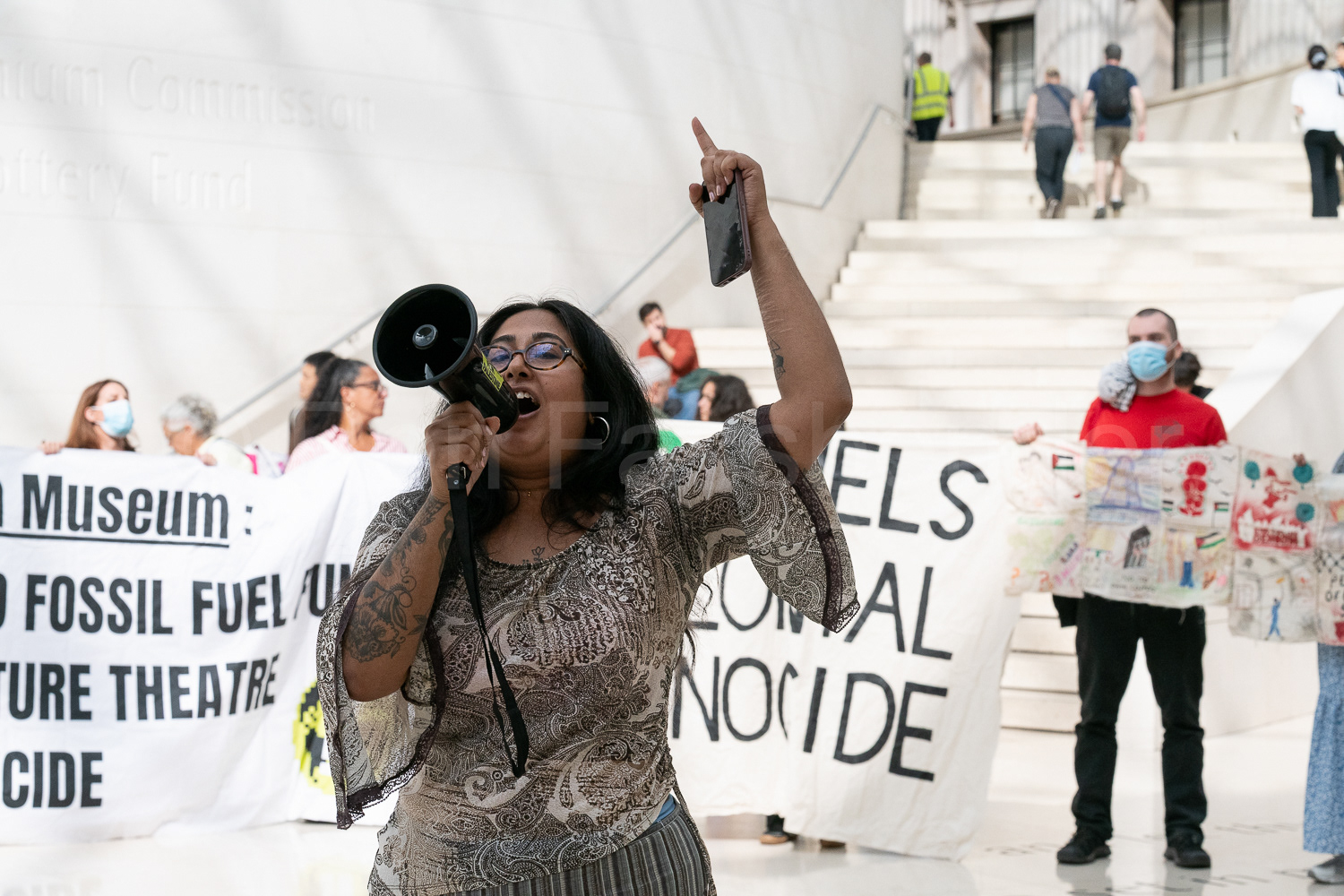 British Museum 'Drop BP' protest © Ron Fassbender