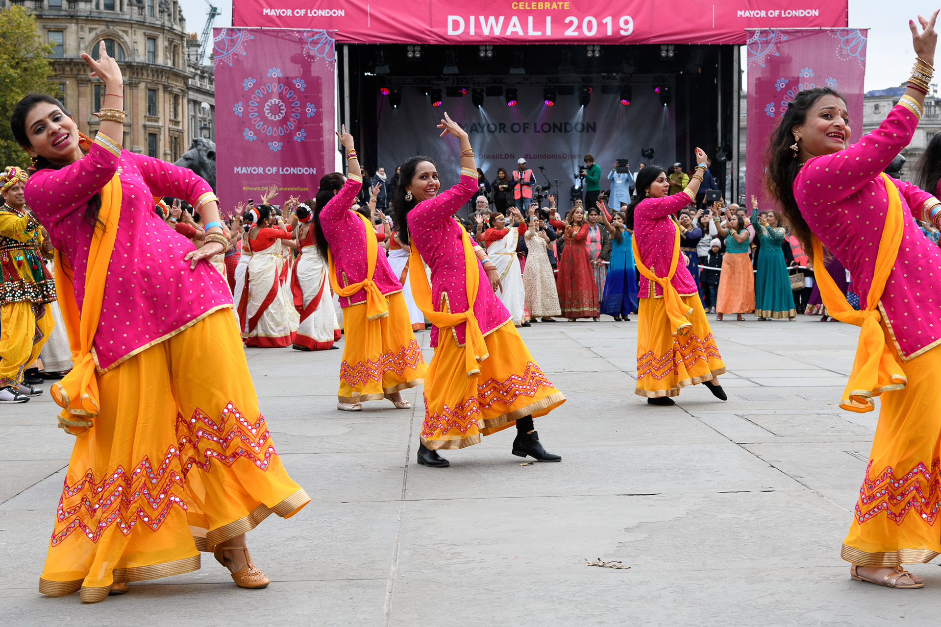 Diwali celebration, London, UK. Image 006. © Ron Fassbender