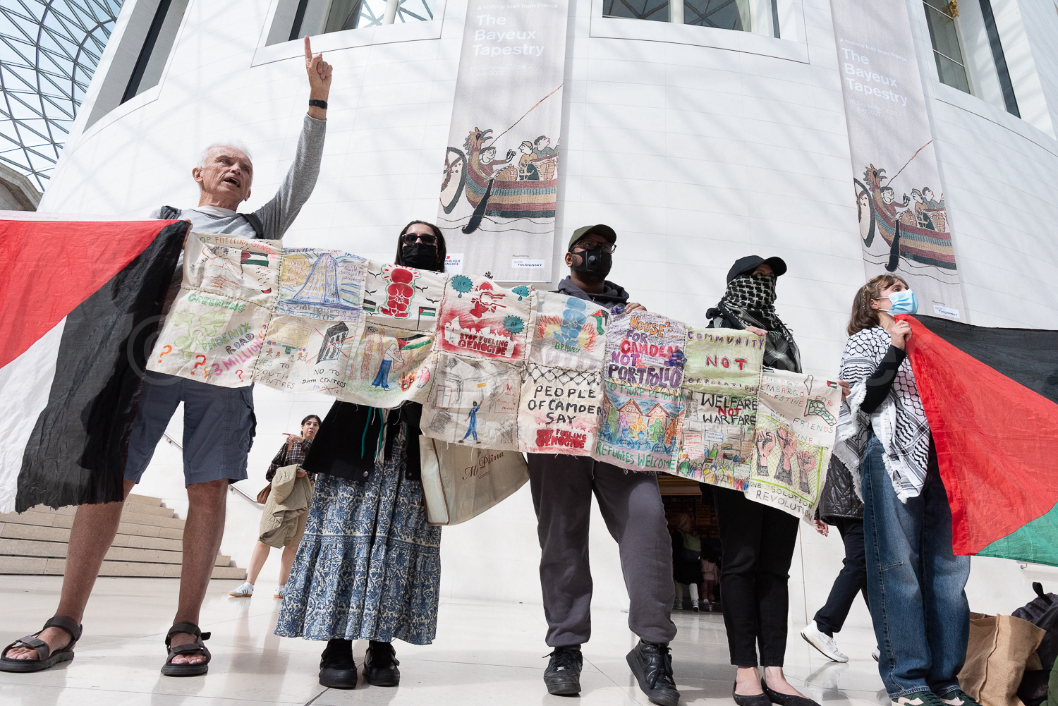 British Museum 'Drop BP' protest © Ron Fassbender