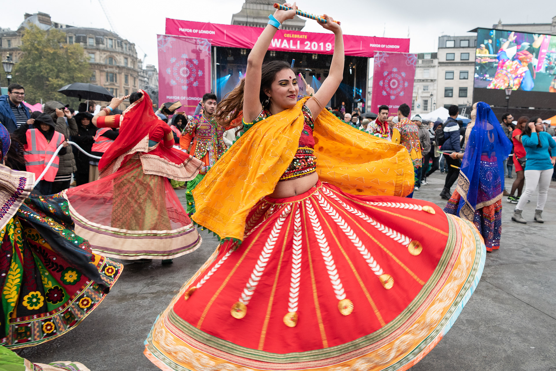 Diwali celebration, London, UK. Image 014. © Ron Fassbender