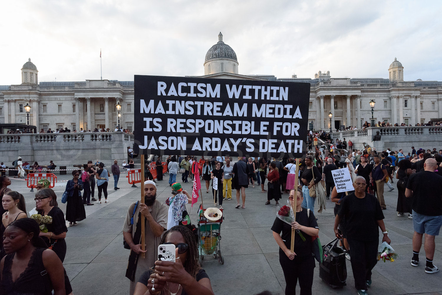 London vigil for Jason Arday © Ron Fassbender