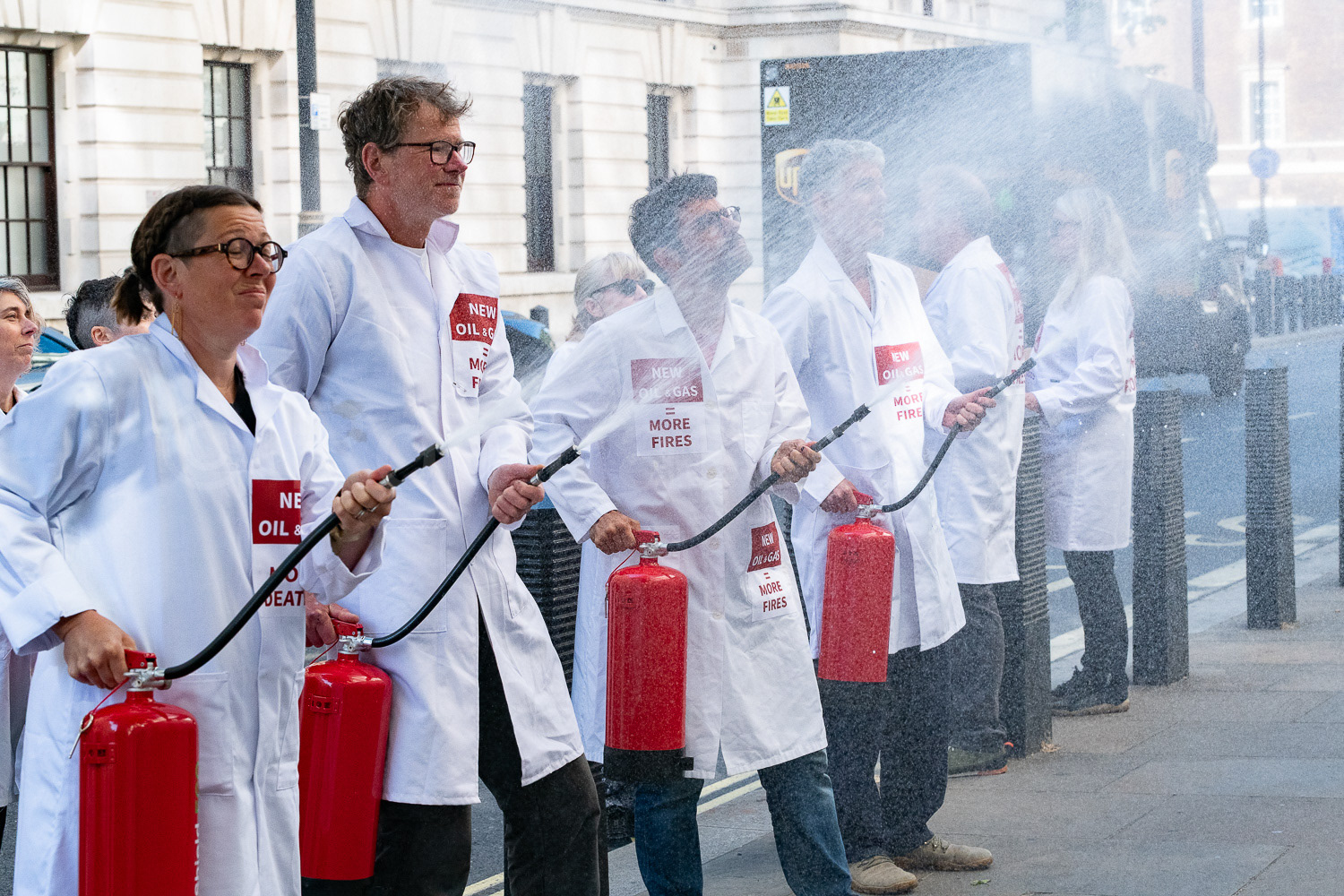 Scientists on Survival, DESNZ protest © Ron Fassbender