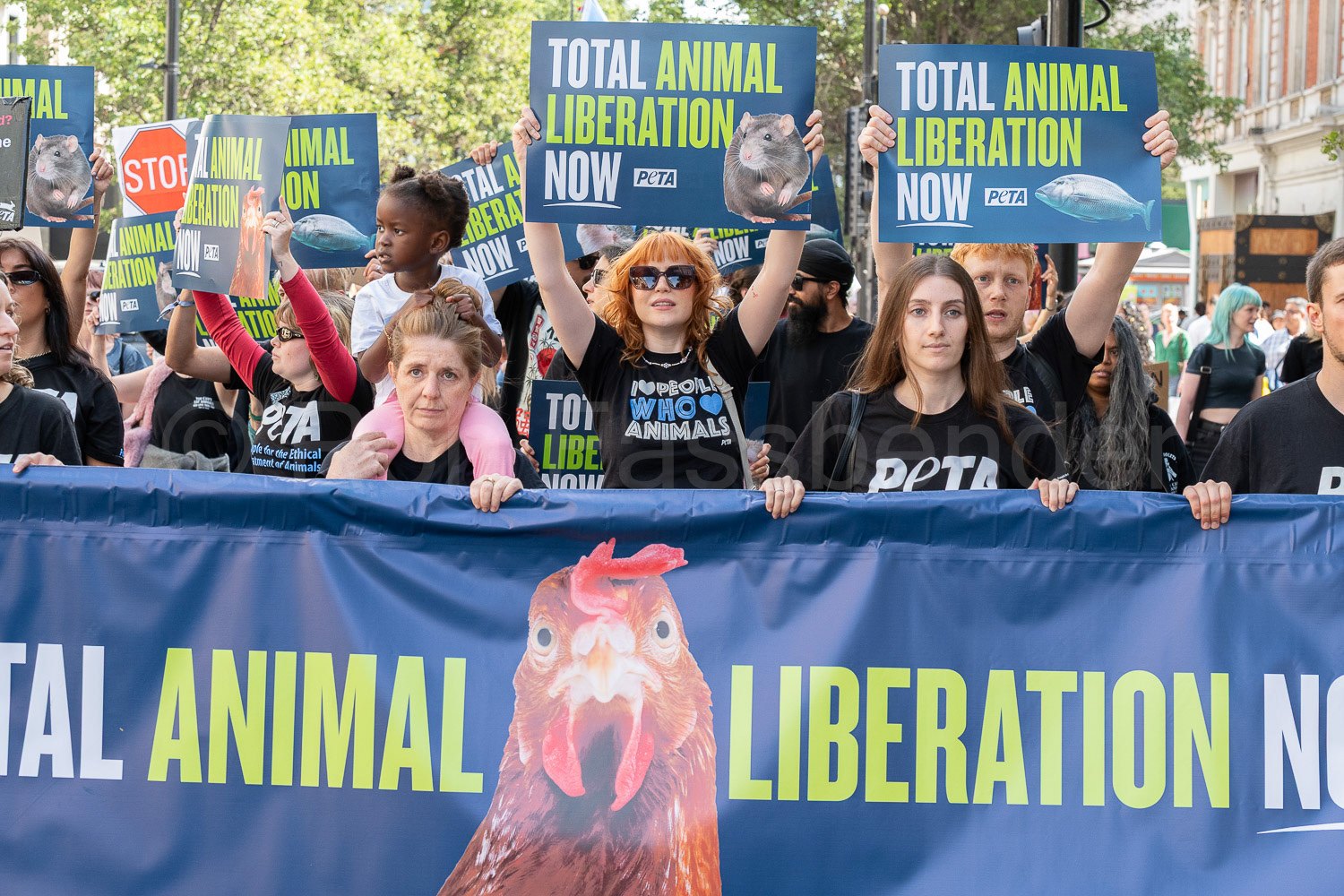 National Animal Rights March © Ron Fassbender
