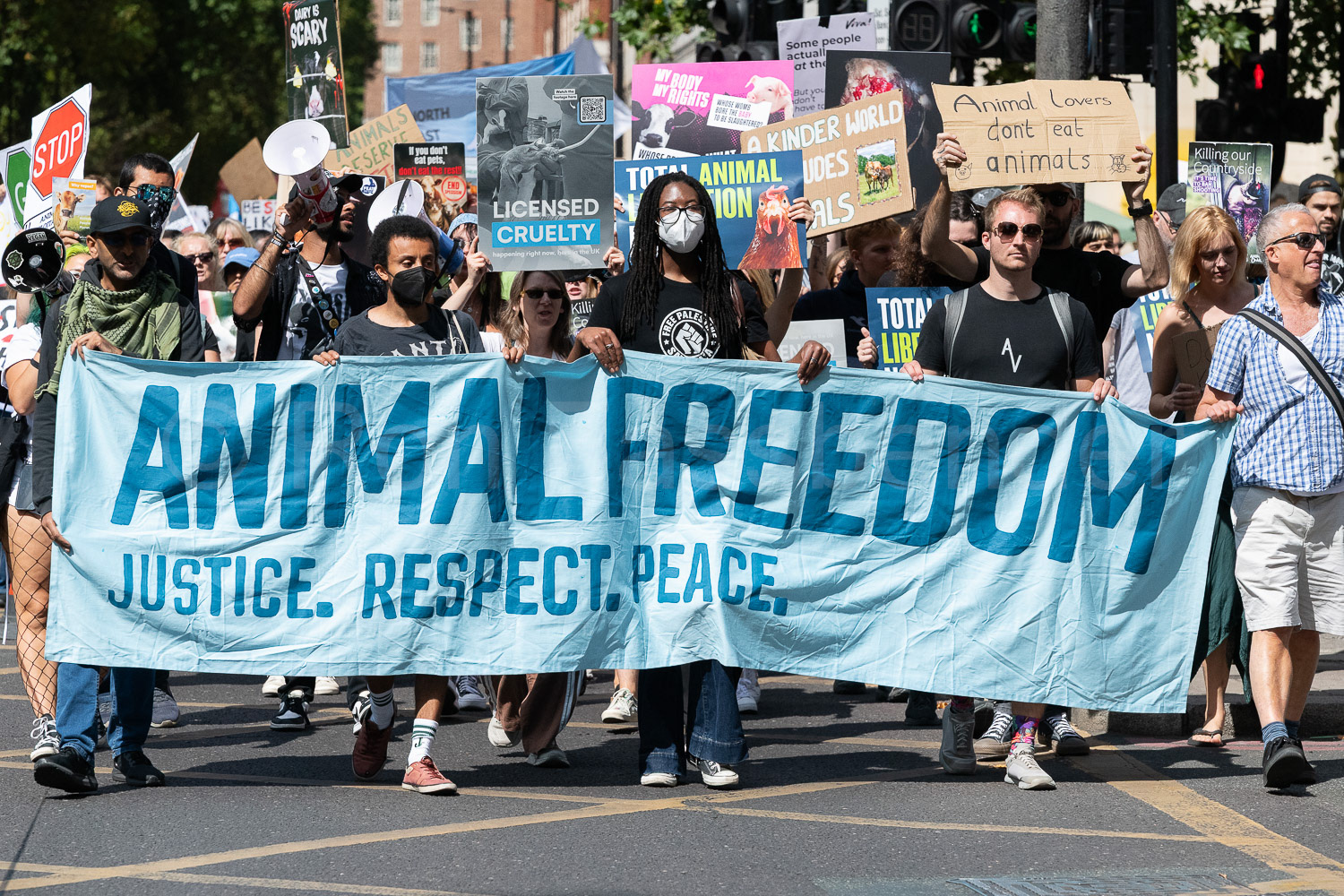 National Animal Rights March © Ron Fassbender