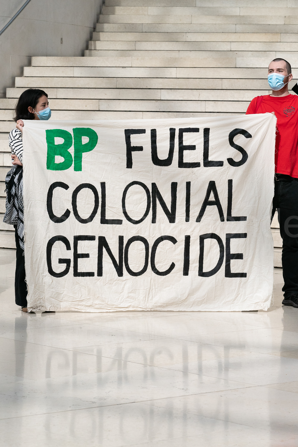 British Museum 'Drop BP' protest © Ron Fassbender