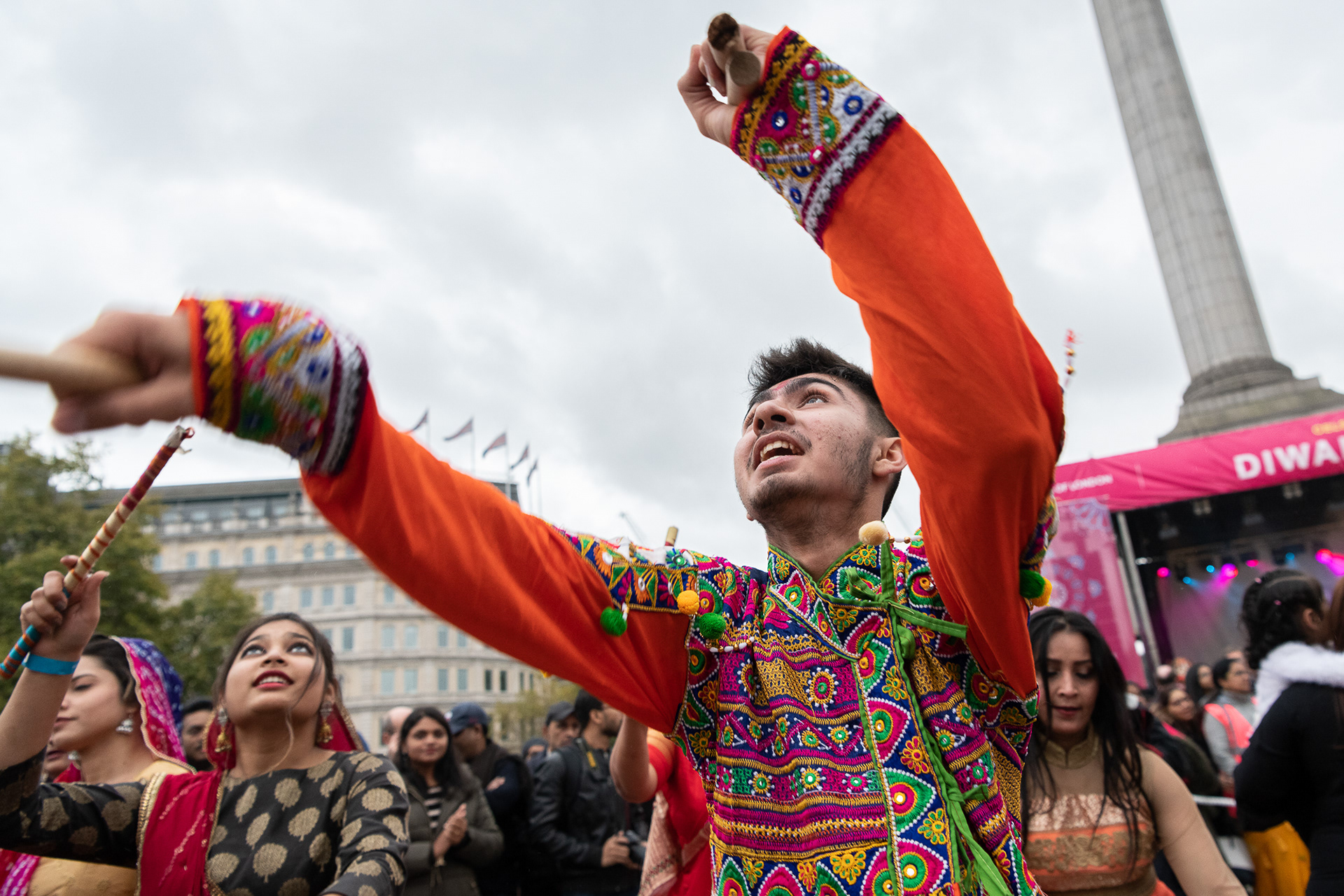 Diwali celebration, London, UK. Image 013. © Ron Fassbender