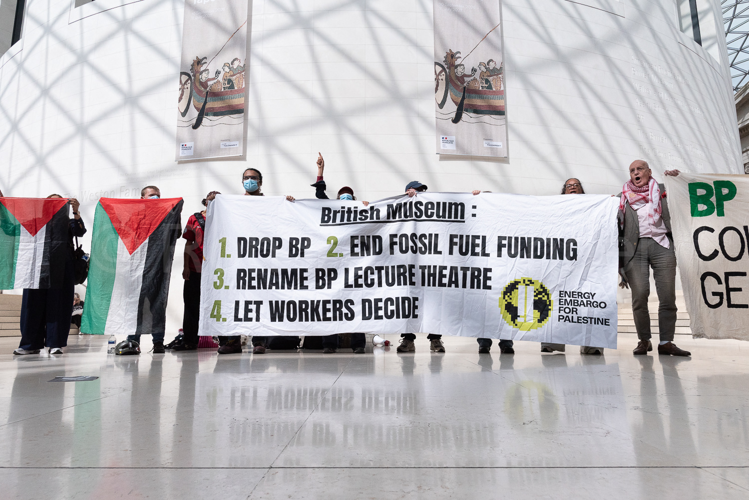 British Museum 'Drop BP' protest © Ron Fassbender