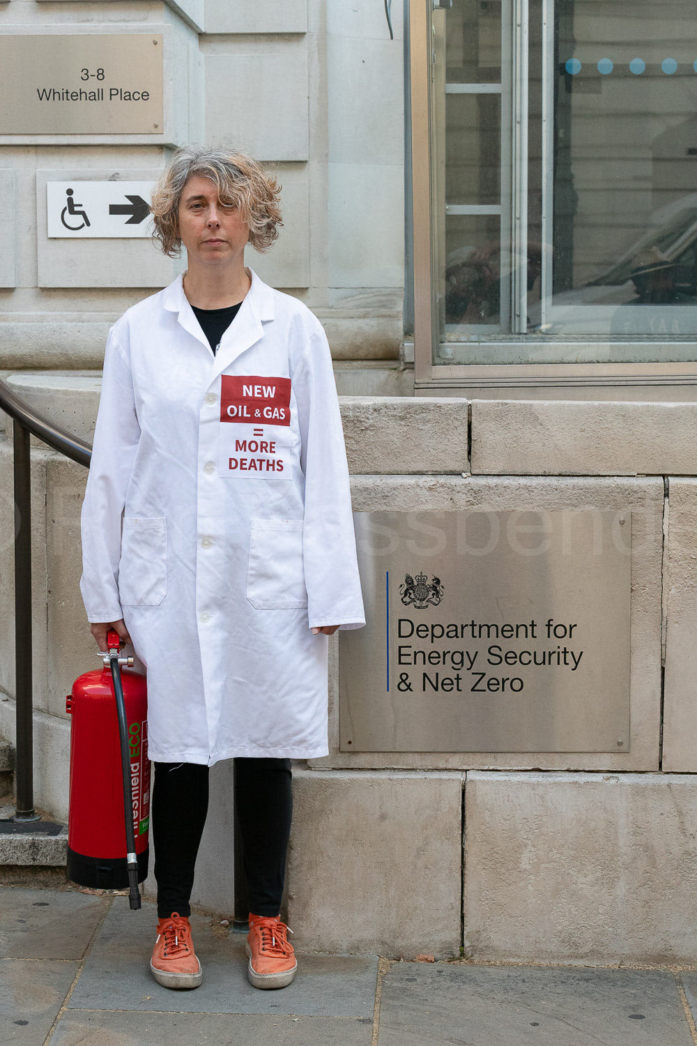 Scientists on Survival, DESNZ protest © Ron Fassbender