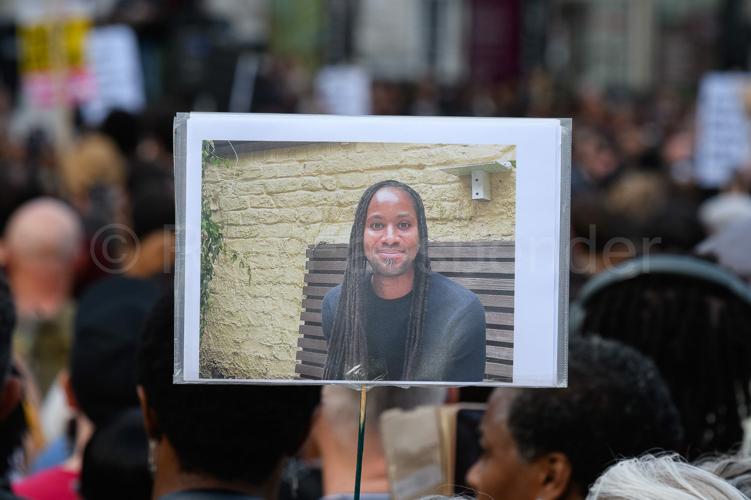London vigil for Jason Arday © Ron Fassbender