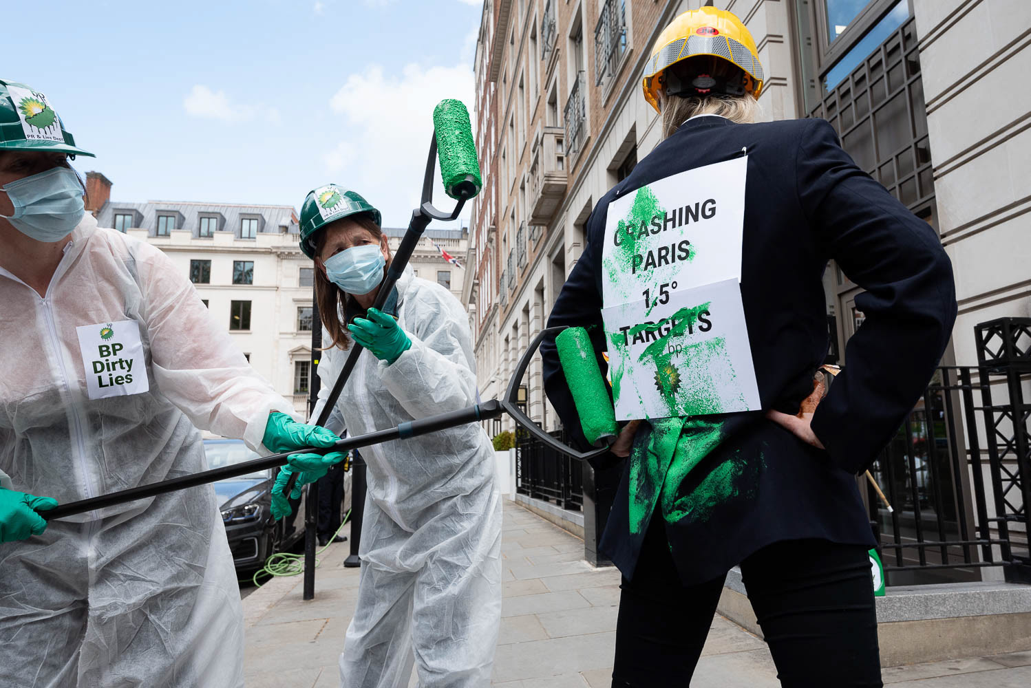 BP AGM climate protest image gallery