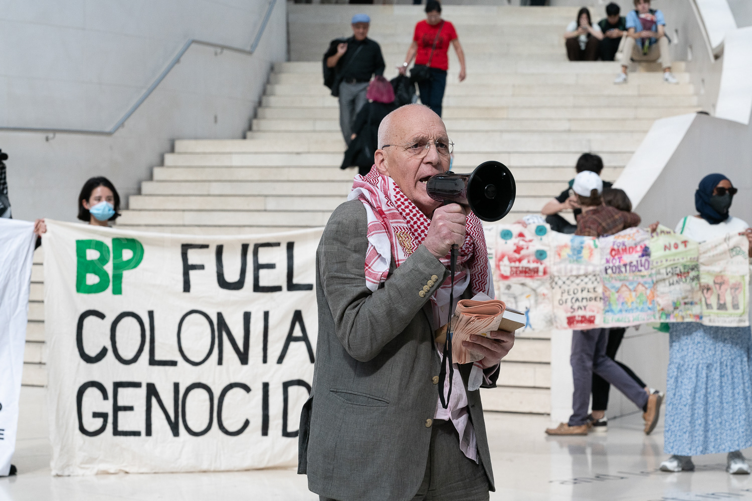 British Museum 'Drop BP' protest © Ron Fassbender