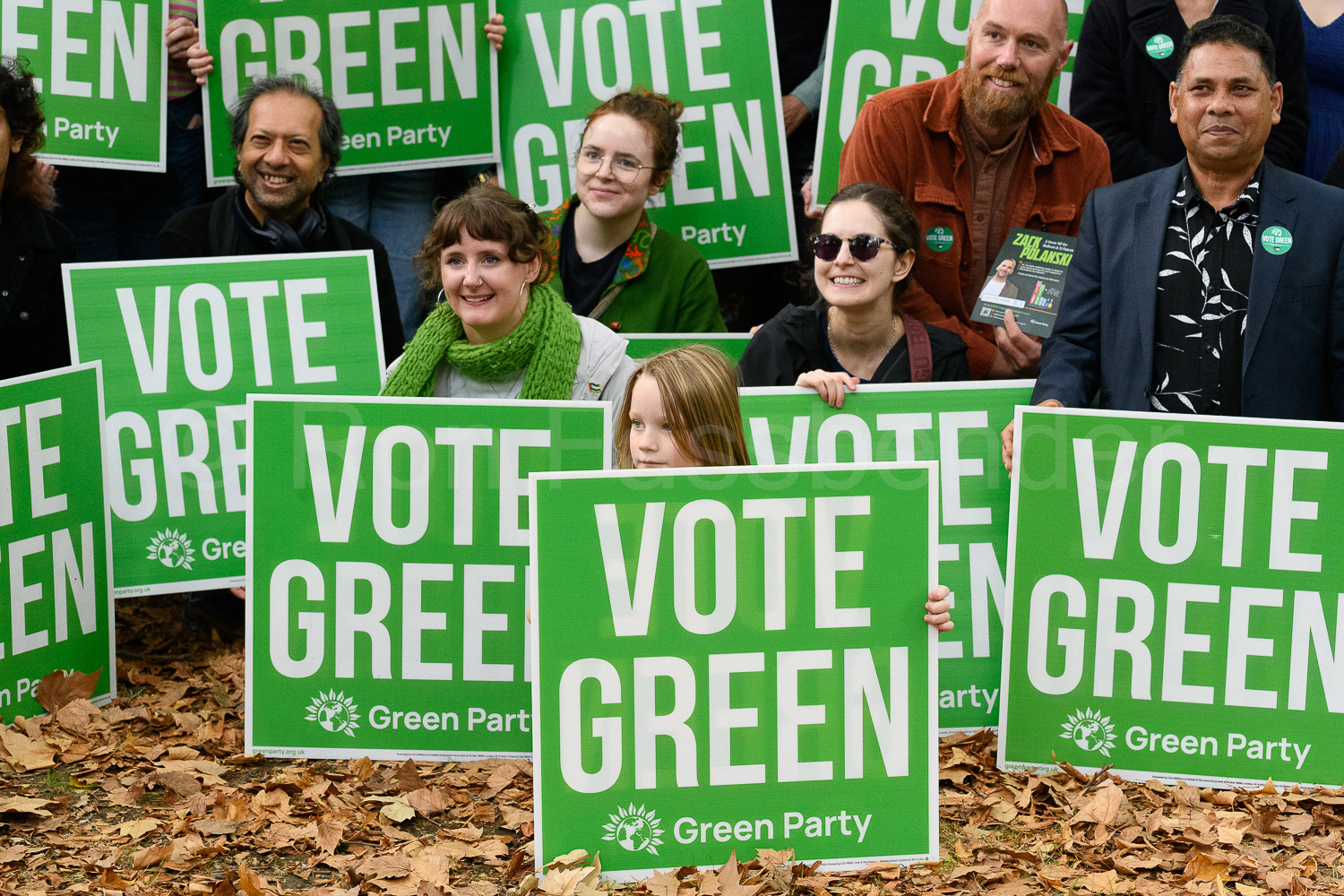 Green Party canvassers © Ron Fassbender
